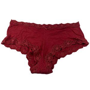 Maidenform Women's Sz 7 Large Panty Lace Waistband And Leg Openings Hi Cut NWOT